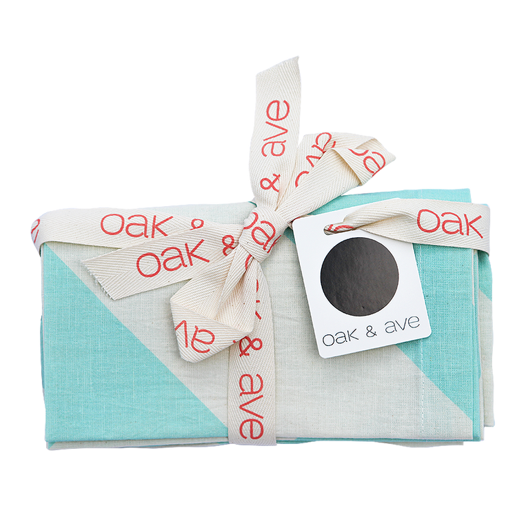 Aqua Stripe Napkin - Pack of 4 or 8
