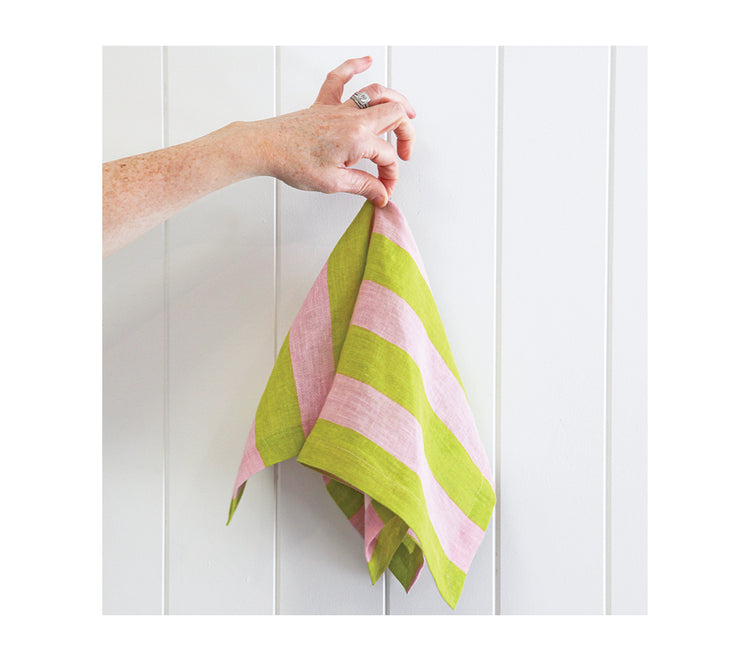 Candy Stripe Napkin - Pack of 4 or 8