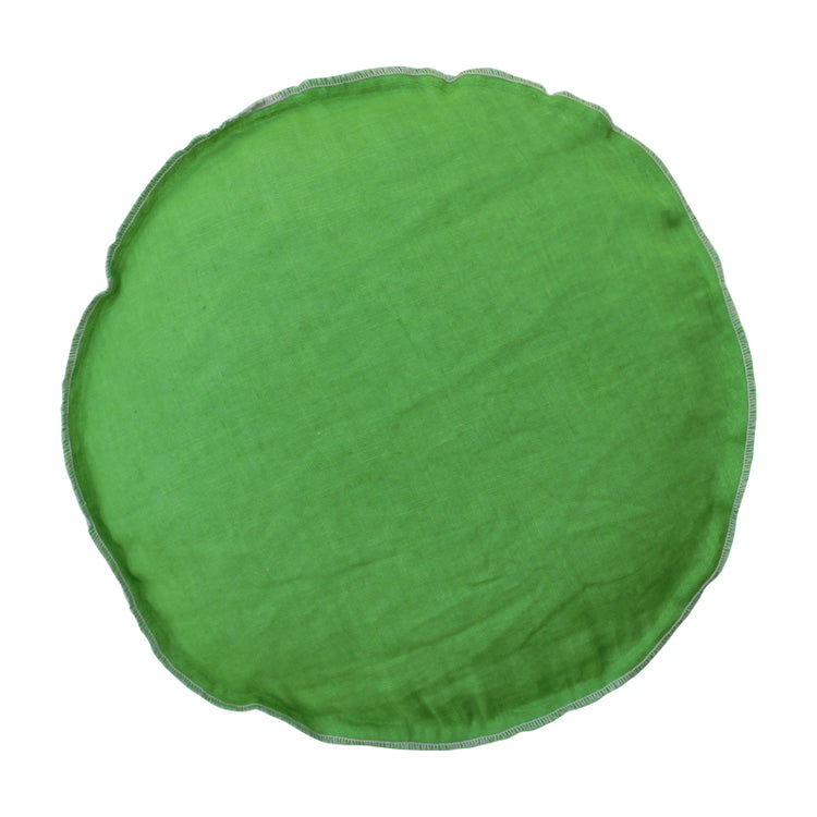 Round Cushion - Kelly Green